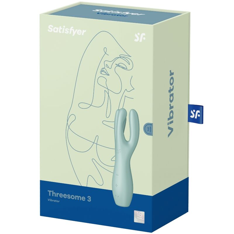 SATISFYER - THREESOME 3 VIBRADOR ROSA