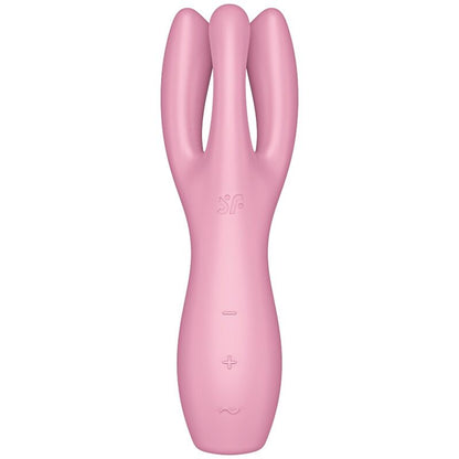 SATISFYER - THREESOME 3 VIBRADOR ROSA