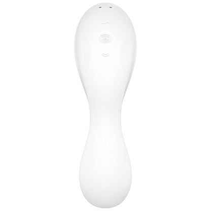 SATISFYER - CURVY TRINITY 5 ESTIMULADOR Y VIBRADOR APP BLANCO