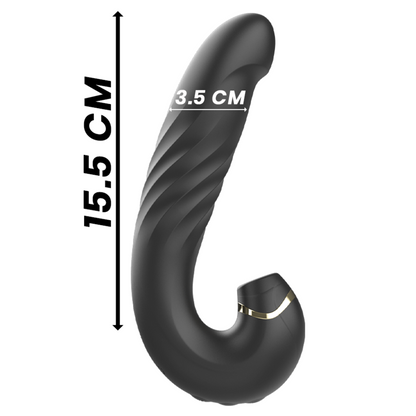 IBIZA - CLIP UP & DOWN +VIBRADOR + SUCCIONADOR CLITORIS