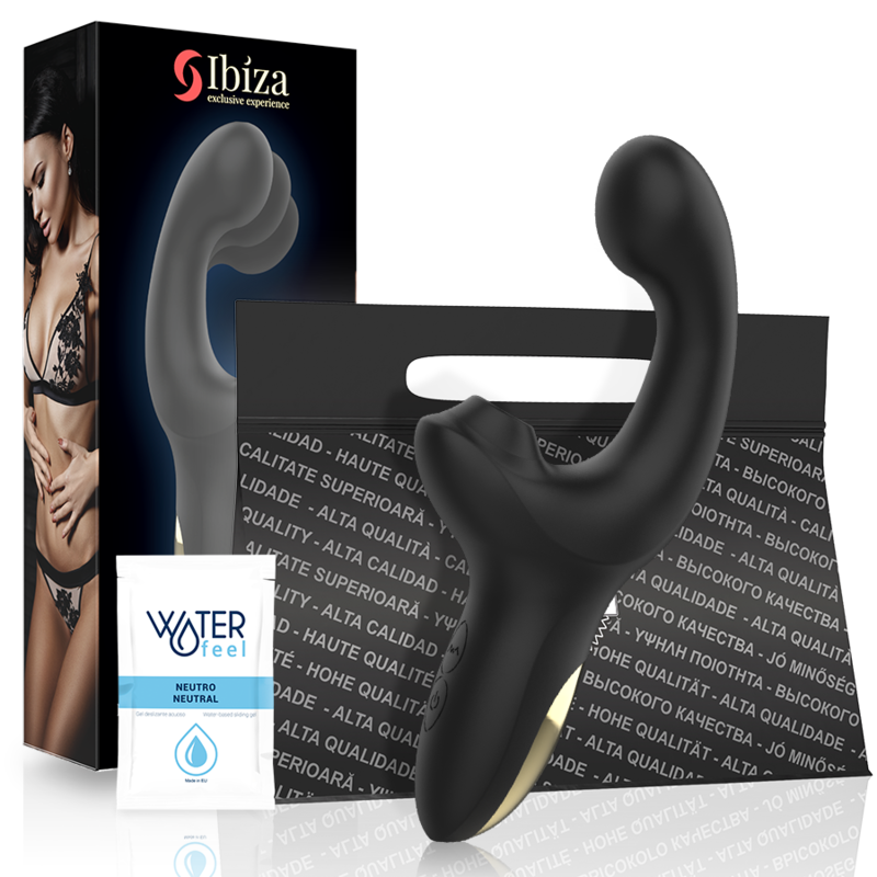 IBIZA - VIBRADOR SUCCIONADOR WAVE