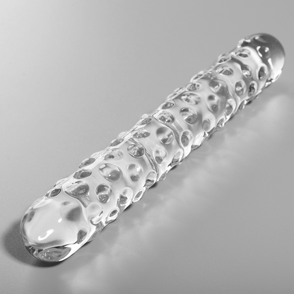 NEBULA SERIES BY IBIZA - MODELO 15 DILDO CRISTAL BOROSILICATO TRANSPARENTE 18.5 CM -O- 3 CM