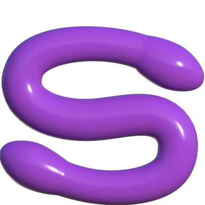 CLASSIX - DILDO DOBLE FLEXIBLE 43.7 CM MORADO