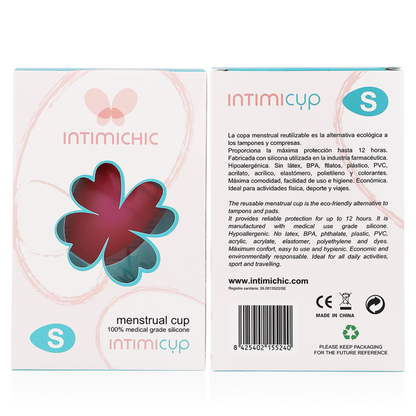 INTIMICHIC - COPA MENSTRUAL SILICONA MEDICA - TALLA S