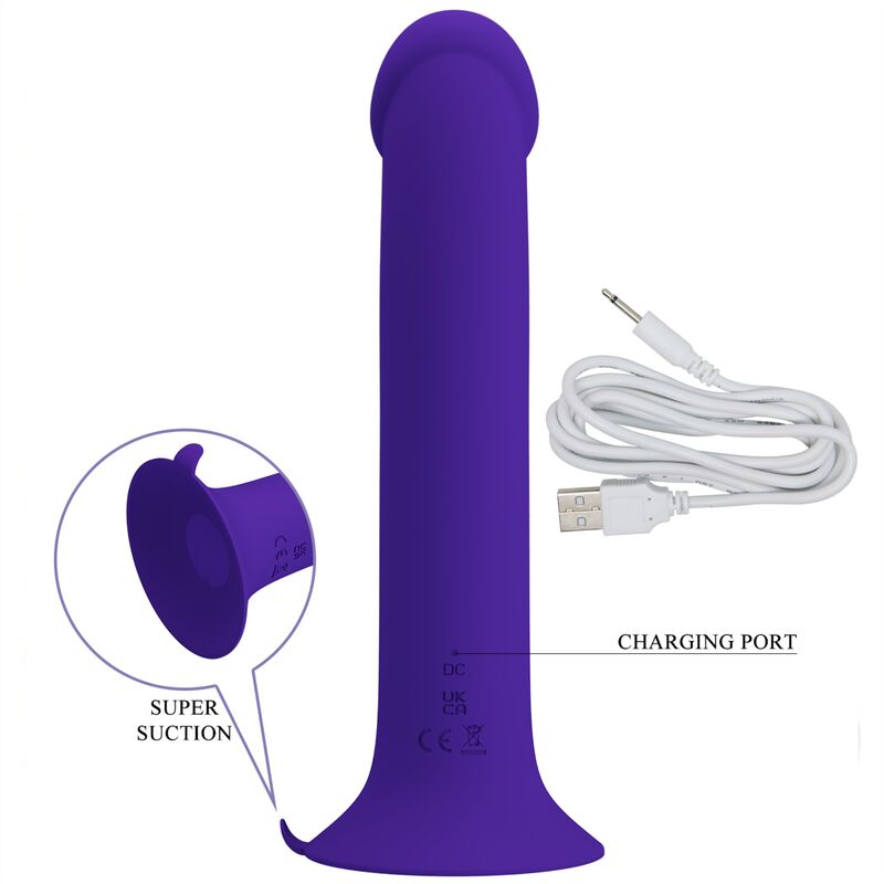 PRETTY LOVE - MURRAY YOUTH DILDO VIBRADOR & RECARGABLE VIOLETA