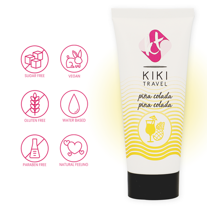 KIKÍ TRAVEL - LUBRICANTE SABOR A PIÑA COLADA 50 ML