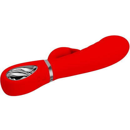 PRETTY LOVE - PRESCOTT VIBRADOR PUNTO G MULTIFUNCIÓN ROJO