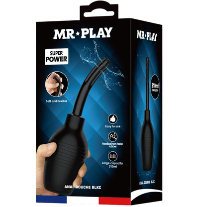 MR PLAY - DUCHA ANAL BLKC SUPER POWER NEGRO