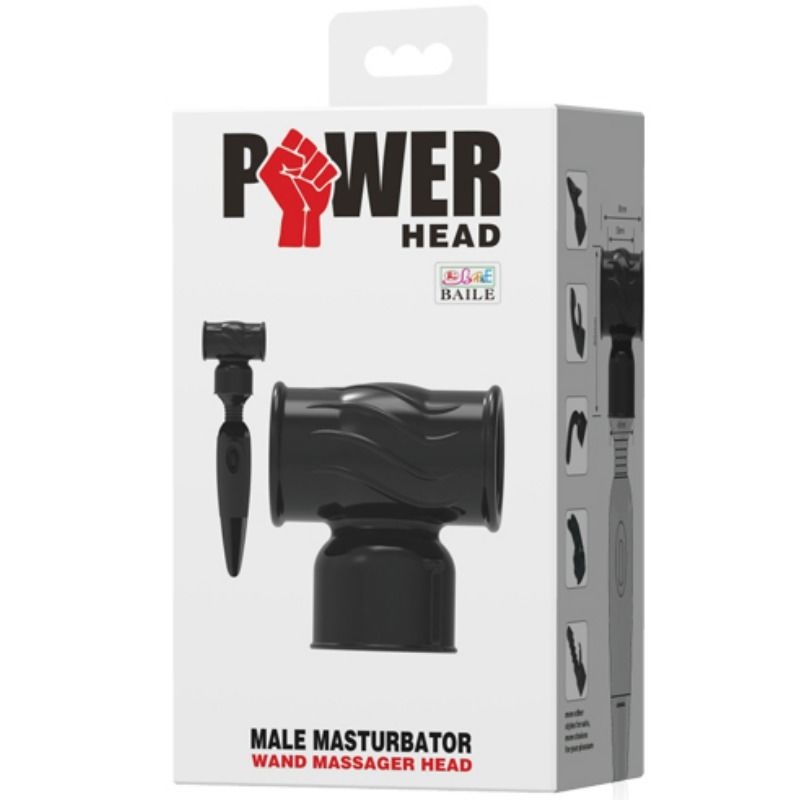 BAILE - POWER HEAD CABEZAL INTERCAMBIABLE PARA MASAJEADOR MASCULINO