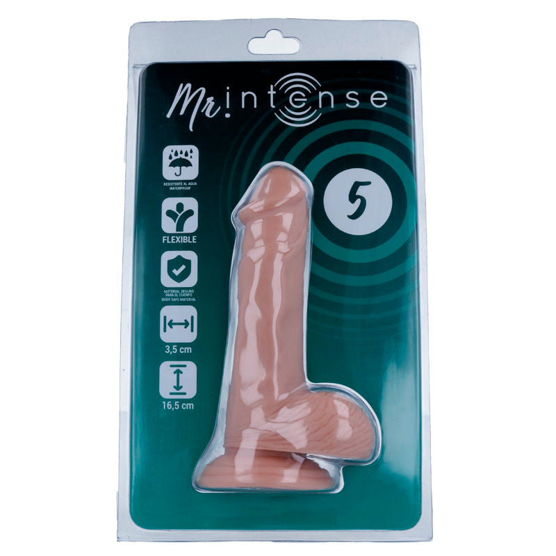 MR INTENSE - 5 PENE REALISTICO 16.5 CM -O- 3.5 CM