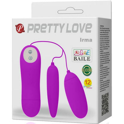 PRETTY LOVE - IRMA HUEVO VIBRADOR DOBLE