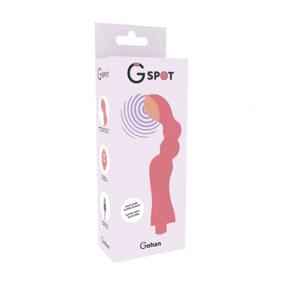 G-SPOT -  GOHAN VIBRADOR PUNTO G LIGHT RED