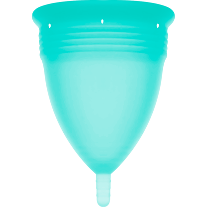 STERCUP - COPA MENSTRUAL FDA SILICONA AQUAMARINA - TALLA L