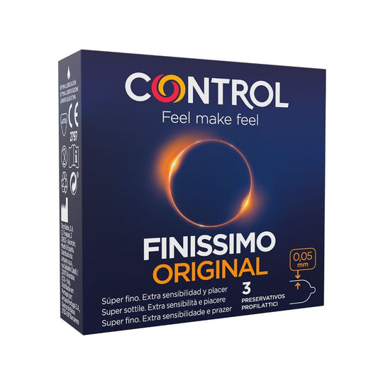 CONTROL - FINISSIMO PRESERVATIVOS 3 UNIDADES