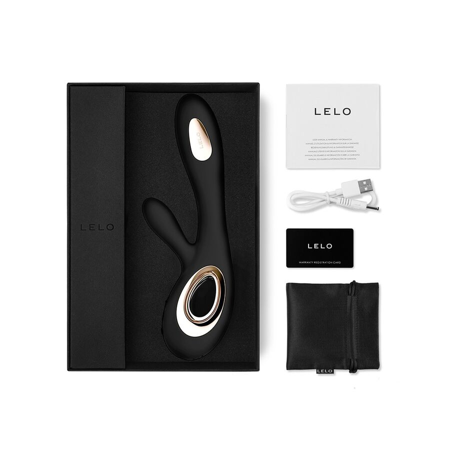 LELO - SORAYA WAVE VIBRADOR RABBIT NEGRO