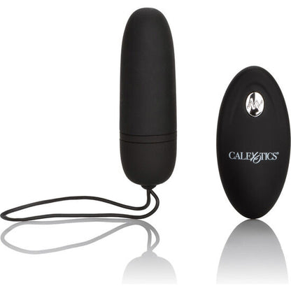 CALEXOTICS - HUEVO VIBRADOR DE SILICONA CON MANDO NEGRO