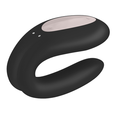 SATISFYER - DOUBLE JOY CON APP ORO NEGRO