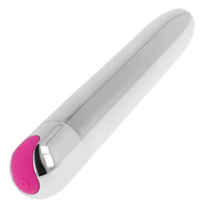 OHMAMA - VIBRADOR SILVER RECARGABLE 10 MODOS 18.5 CM