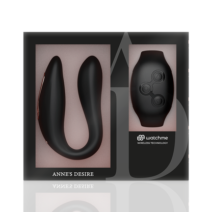 ANNE'S DESIRE - DUAL PLEASURE TECNOLOGÍA WATCHME NEGRO