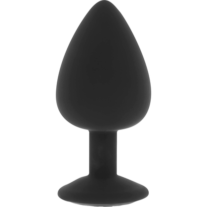 OHMAMA - PLUG ANAL SILICONA DIAMOND TALLA L 9 CM