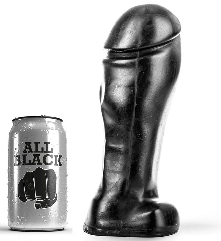 ALL BLACK - DONG 22 CM PUNTA ANCHA